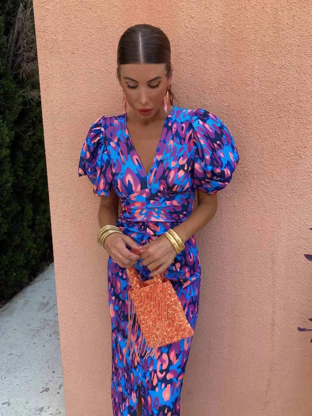 Lily | Vibrant Midi Dress