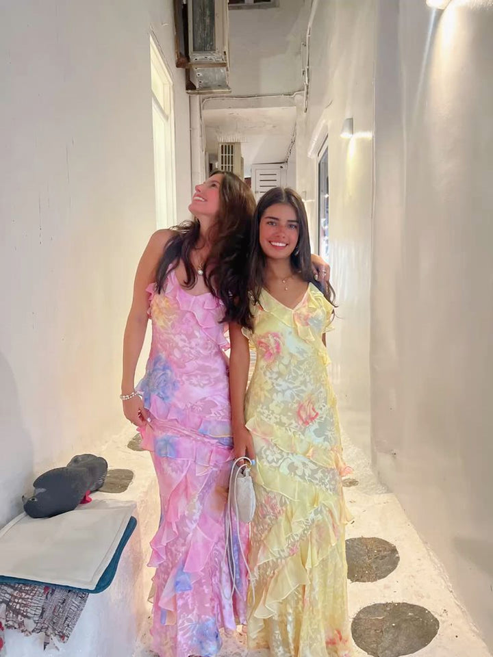 Sophie | Flowing Ruffle Gown