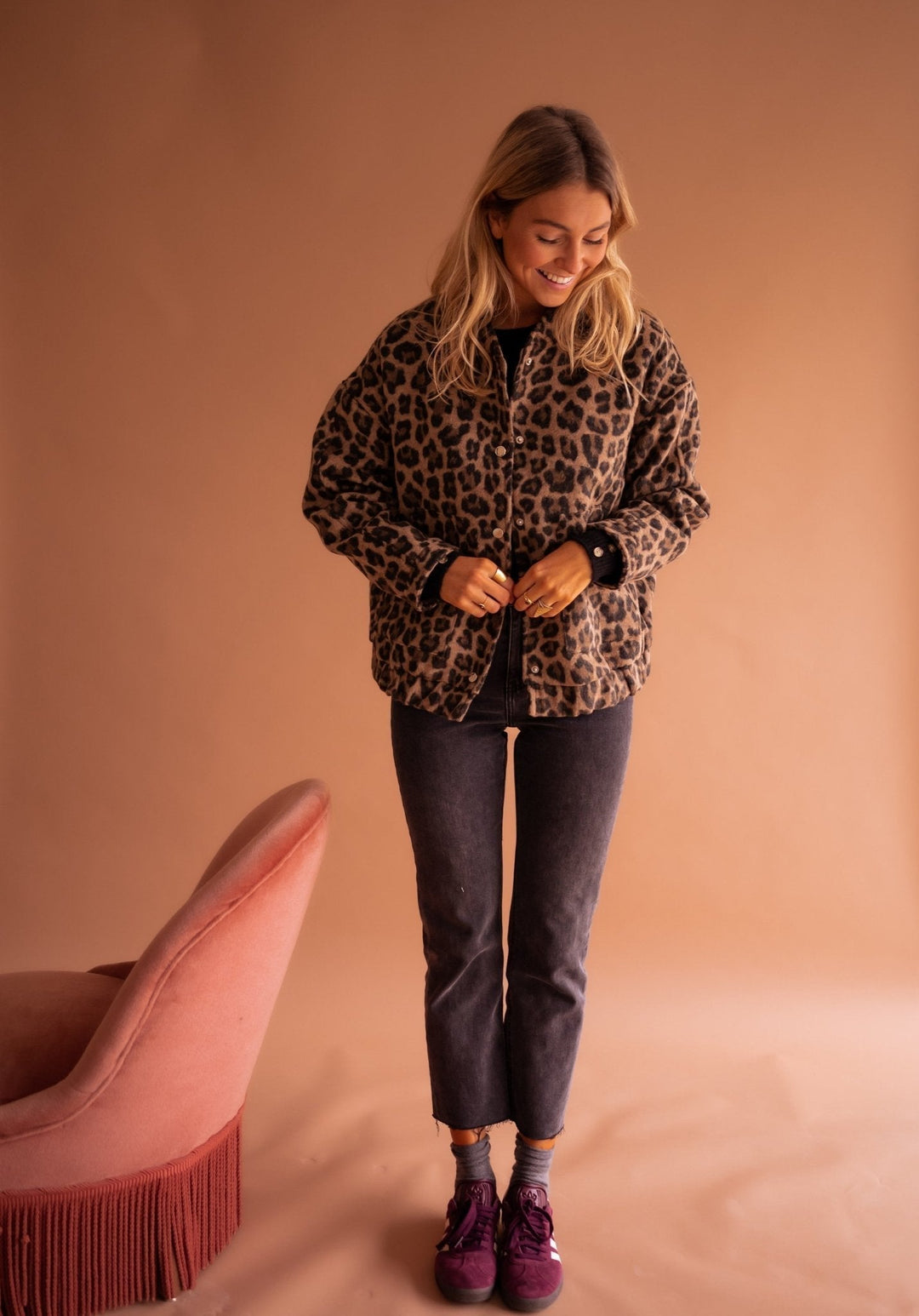 Megan | Stylish Leopard Jacket