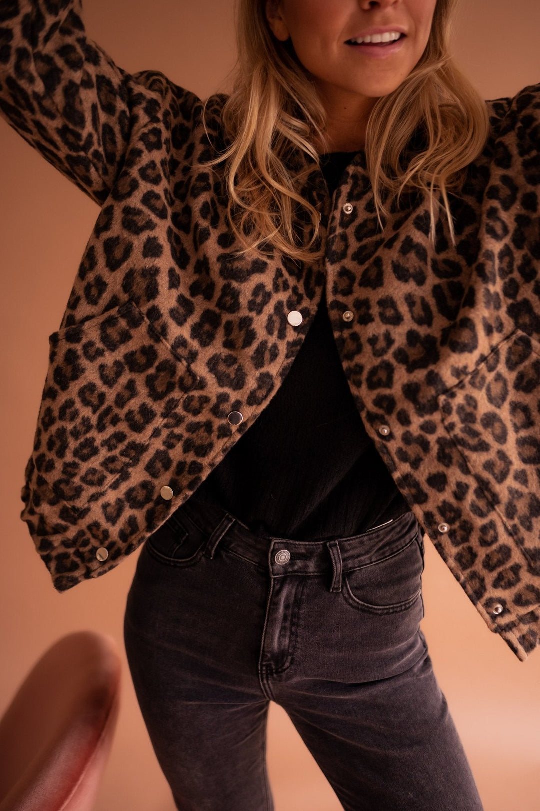 Megan | Stylish Leopard Jacket