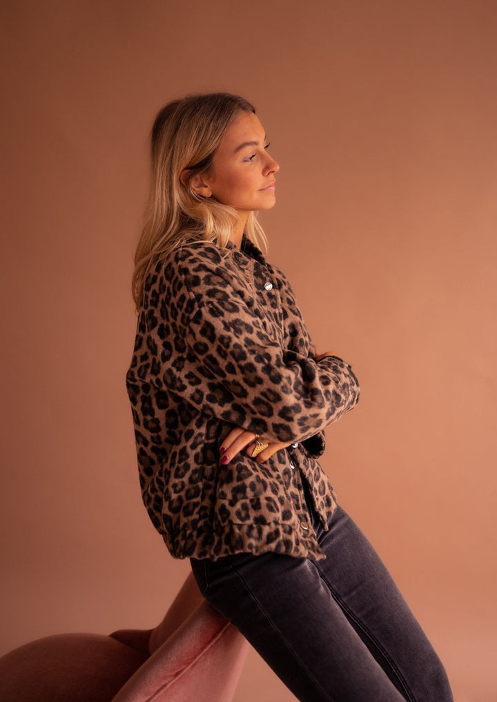 Megan | Stylish Leopard Jacket