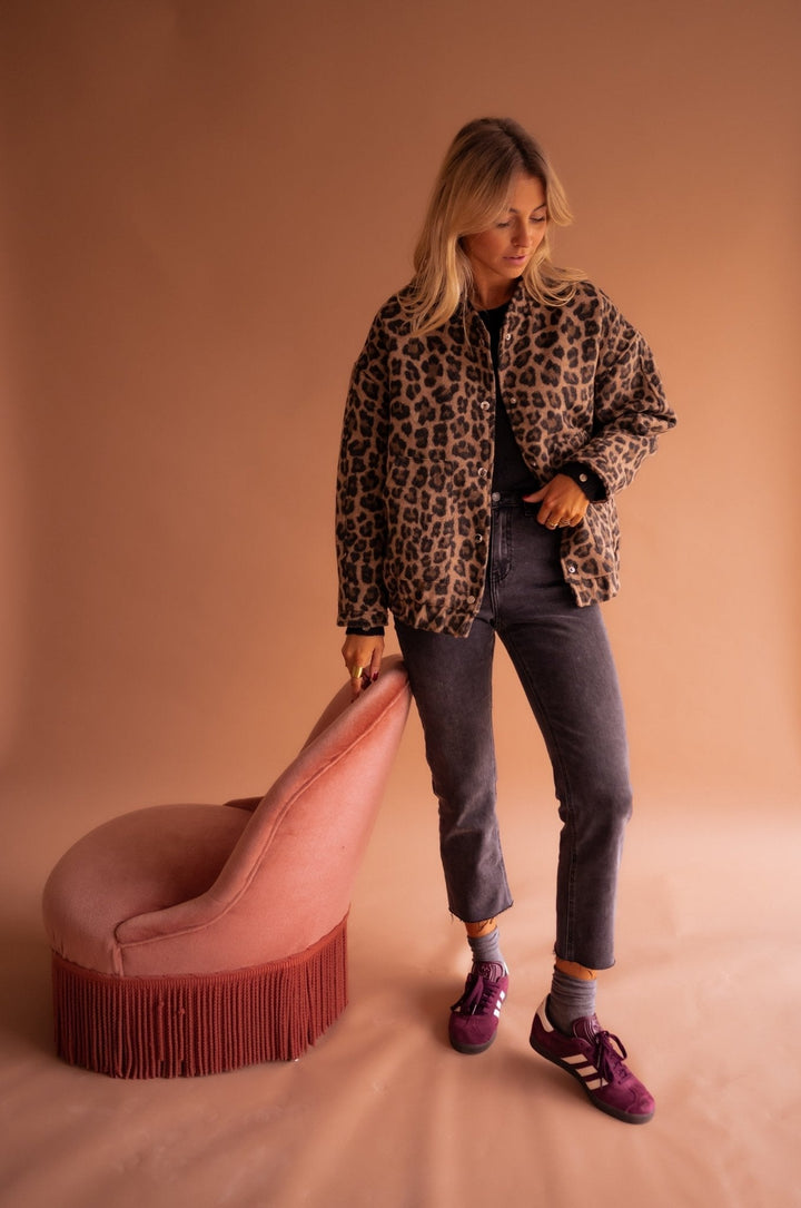 Megan | Stylish Leopard Jacket