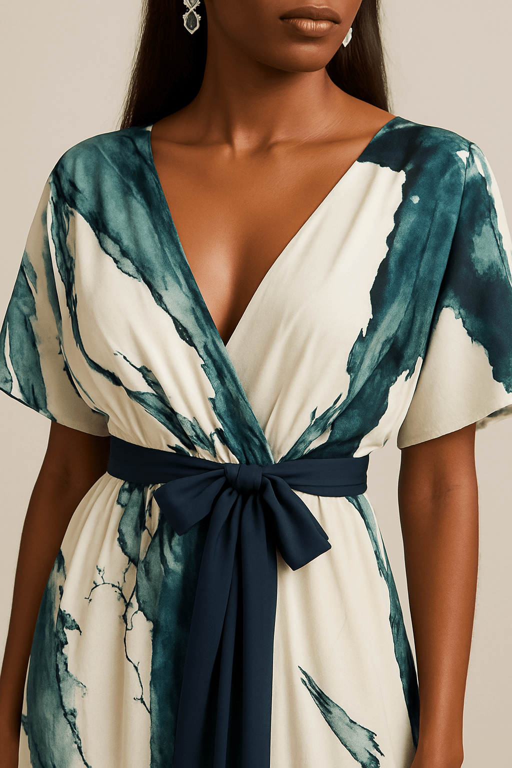 Megan | Flowy Watercolour Dress