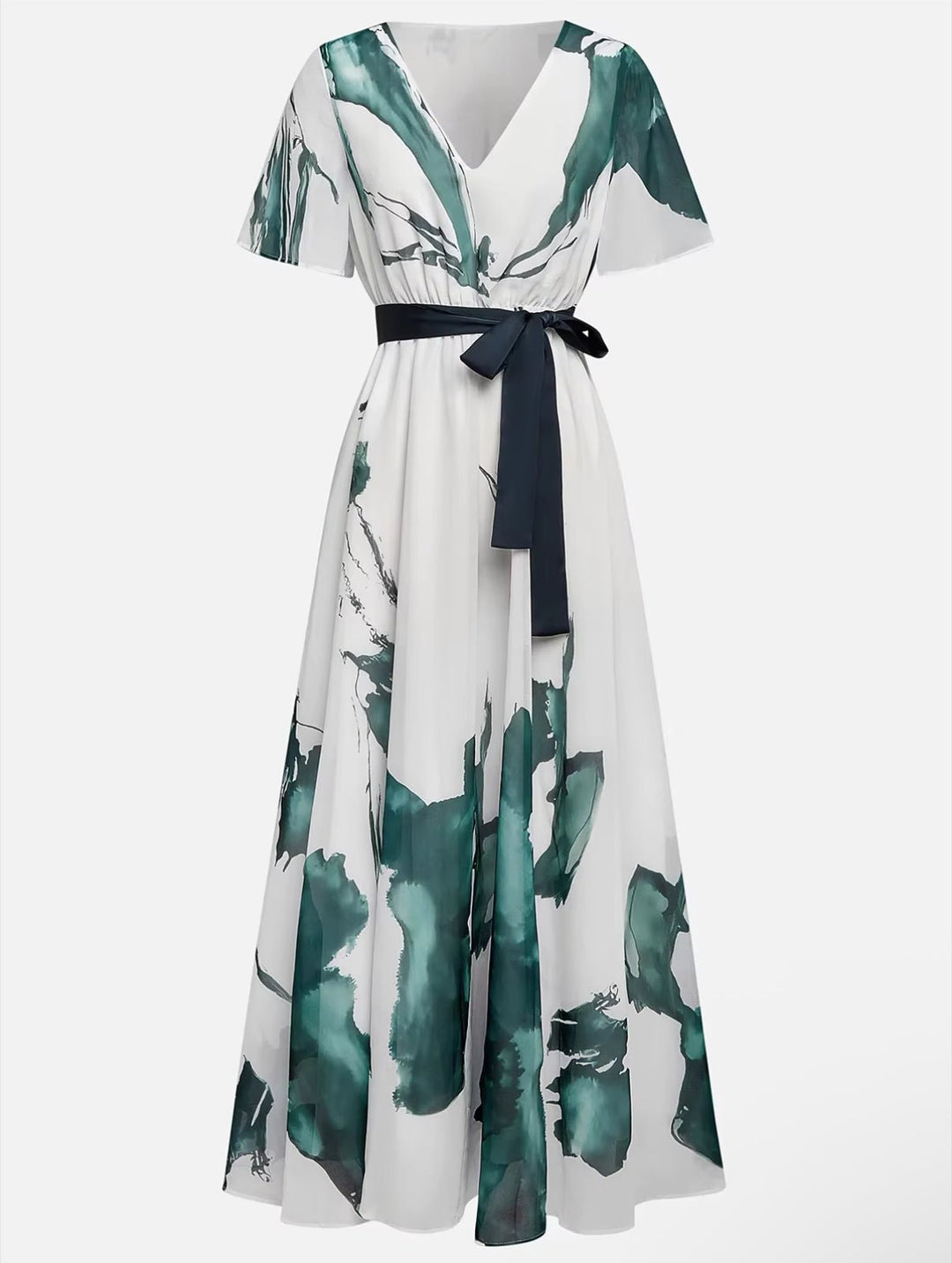 Megan | Flowy Watercolour Dress