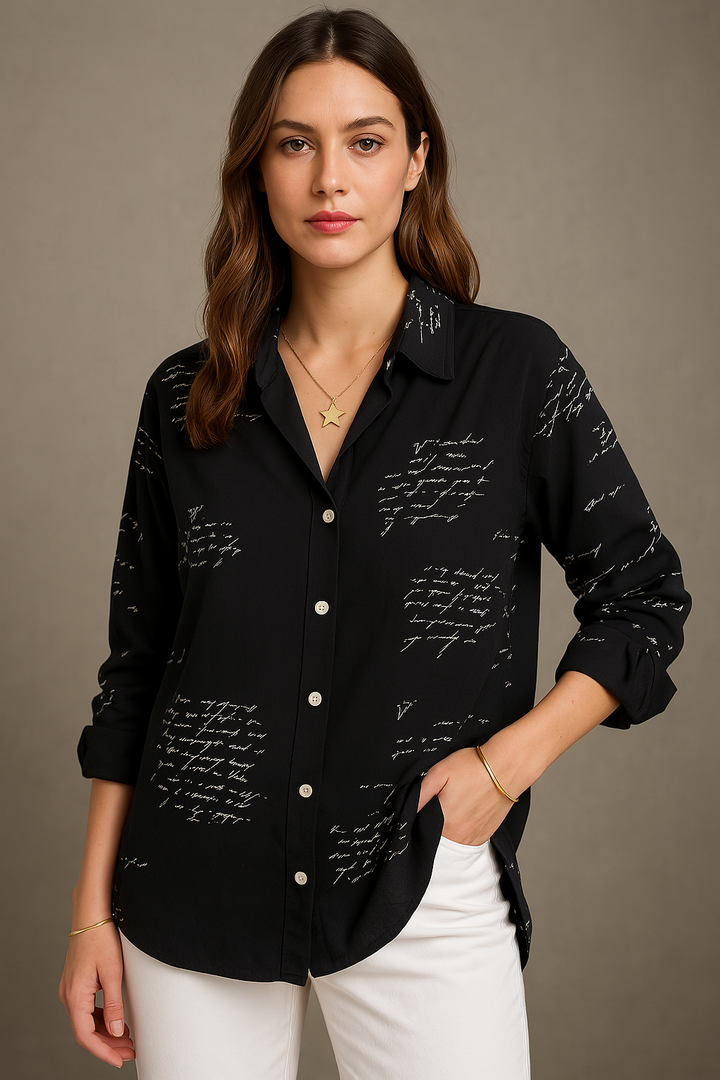 Sophie | Artistic Button-Up Shirt