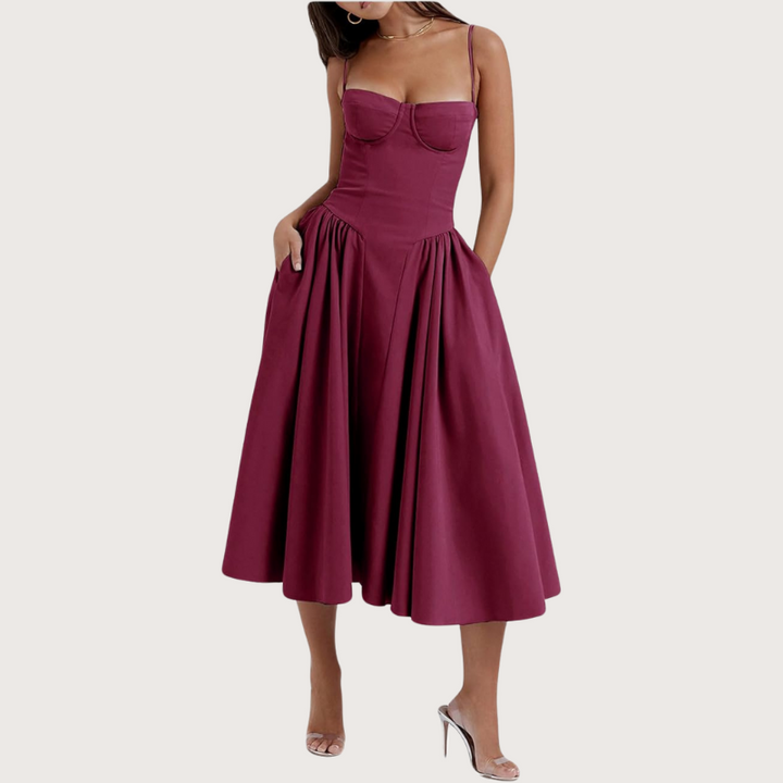 Clara | Sophisticated Midi Dress
