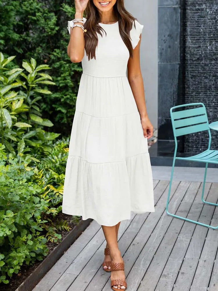 Clara | Flattering Belly Coverage Dress