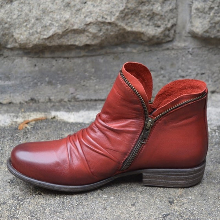 Clara | Stylish Side-Zip Boots