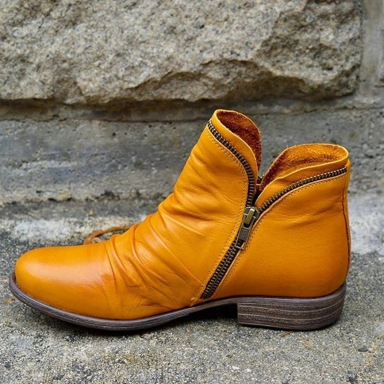 Clara | Stylish Side-Zip Boots