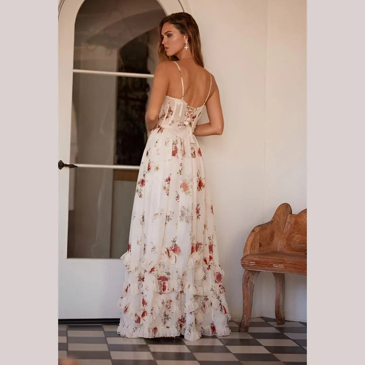 Clara | Floral Midi Dress