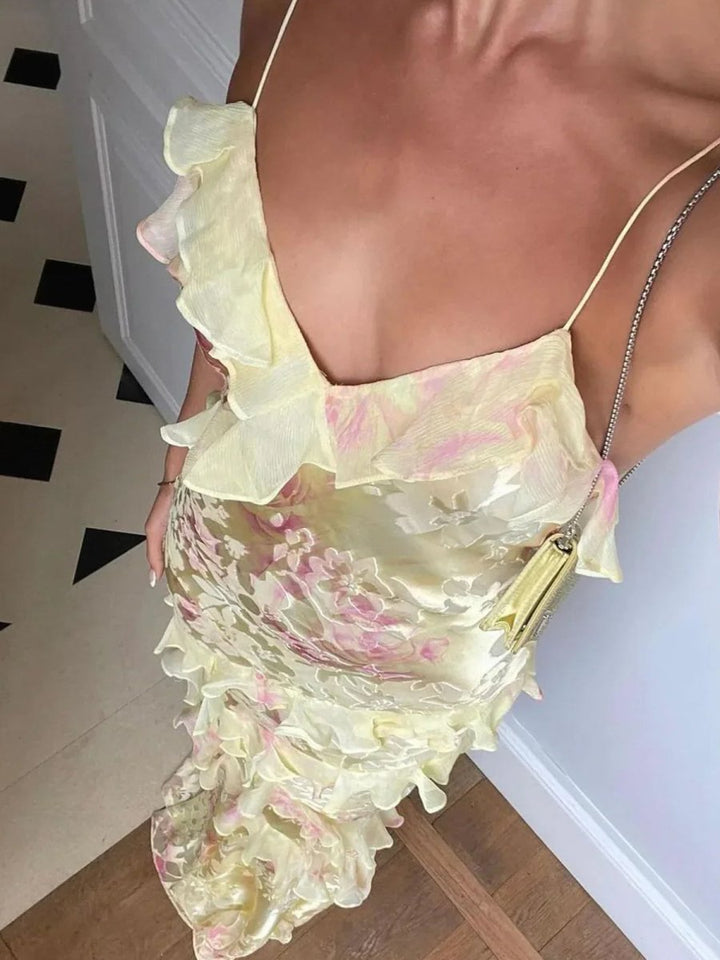 Sophie | Flowing Ruffle Gown
